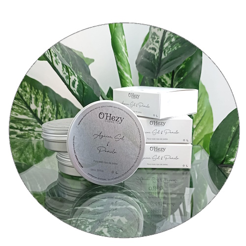 Exfoliante facial de Azúcar sal y pomelo